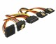 DeLock Stromkabel SATA - 4x SATA gewinkelt 15 cm