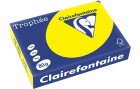 Clairefontaine Kopierpapier Trophée A4, 80 g/m², Rapsgelb, 500 Blatt