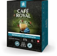 CAFE ROYAL Kaffeekapseln Alu 10173073 Espresso Decaffeinato 36 Stk.