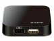 Bild 3 D-Link USB-Hub DUB-H4 V2, Stromversorgung: Externes Netzteil