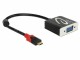 DeLock USB-C - VGA Adapter, Full HD, schwarz