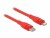 Bild 0 DeLock USB-Kabel USB C - Lightning 0.5 m, Rot