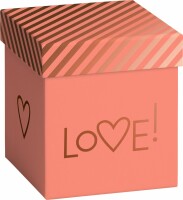 STEWO Geschenkbox 11x11x12 Cube Amita rosaDie