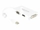 DeLock Delock Mini-DisplayPort 1.1 zu HDMI/DVI-D/VGA