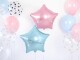 Partydeco Folienballon Star Hellblau, Packungsgrösse: 1 Stück
