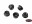 Bild 1 RC4WD Muttern mit Flansch, Low Profile, M4, Schwarz, 5