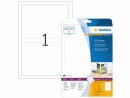 HERMA DVD-Einleger 5037 Weiss, 25 Etiketten, Produkttyp