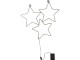 Star Trading Fensterhänger Stella, 90 LED, Schwarz, Betriebsart
