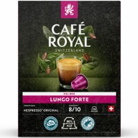 CAFE ROYAL Kaffeekapseln Alu 10169702 Lungo Forte 36 Stk., Kein