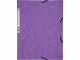 Exacompta Gummibandmappe Aquarel 3-er Set Mauve/Rosa/Violett, Typ