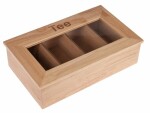 Paderno Teebeutel-Box 33.5 cm x 20 cm, Hellbraun, Detailfarbe