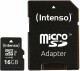 INTENSO   Micro SDHC Card PRO       16GB - 3433470   with adapter, UHS-I