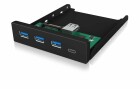 RaidSonic ICY BOX Front Panel IB-HUB1418-i3 USB 3.0 Type-A/Type-C