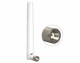 DeLock WLAN Antenne, 14cm, Dualband, weiss