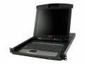 APC - 17" Rack LCD Console with Integrated 16 Port Analog KVM Switch