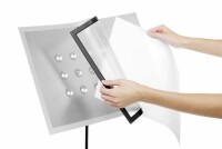 DURABLE Boden-Display DURAVIEW A4 498123 silber 
