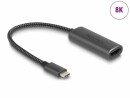 DeLock Adapter 8K USB Type-C - HDMI, Kabeltyp: Adapter