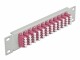 Bild 0 DeLock Verteilerplatte 10? LWL Patchpanel 12 Port LC Quad