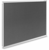 MAGNETOPLAN Design-Pinnboard SP 1412001 grau, Filz 1200x900mm, Kein