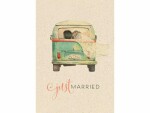 Natur Verlag Hochzeitskarte Just Married 12.2 x 17.5 cm, Papierformat