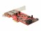 Bild 7 DeLock Host Bus Adapter Controller PCI-Ex1- 2x SATA3, 2x