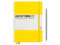 Leuchtturm Notizbuch Medium A5, Blanko, 2-teilig, Zitrone, Bindungsart