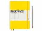 Leuchtturm Notizbuch Medium A5, Blanko, 2-teilig, Zitrone, Bindungsart