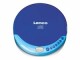 Lenco Portabler CD Player CD-011BU blau