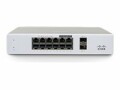 Cisco Meraki PoE+ Switch MS130-12X 14 Port, SFP Anschlüsse: 0