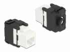 DeLock Keystone-Modul RJ45 - LSA, Cat.6A werkzeugfrei, geschirmt