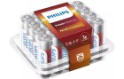 Philips Batterie Power Alkaline AA 24 Stück, Batterietyp: AA