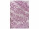 Northrugs Teppich Jaffa Palmera, 140 x 200 cm, Crème/Pink