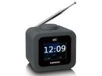 LENCO CR-620 Radiowecker grau, DAB