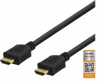 DELTACO HDMI cable Highspeed Premium HDMI-1015D w/Ethernet, 4K