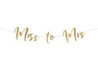 Partydeco Girlande Miss to Mrs 18 x 76 cm