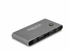 DeLock KVM Switch USB-C zu HDMI und DisplayPort 8K