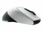 DELL Gaming-Maus - Alienware AW610M Lunar Light