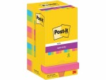 Post-it Notizzettel Super Sticky 76 x 76 mm, Mehrfarbig