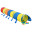 Bild 3 vidaXL Spieltunnel für Kinder Mehrfarbig 245 cm Polyester