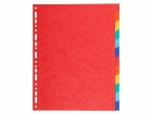 Biella Register TopColor Rot, 12-teilig, Einteilung: 12 Taben