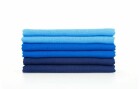 MAKIAN Mulltuch 6-er Set 80 x 80 cm Blau