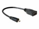 Immagine 1 DeLock Micro-HDMI - HDMI Adapter, schwarz