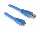 DeLock USB3.0 Kabel, USB-A Stecker zu USB-Micro-B