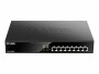 D-Link PoE+ Switch DGS-1008MP 8 Port, SFP Anschlüsse: 0