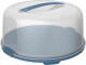 Rotho Tortenbutler Fresh hoch, Blau/Transparent, Produkttyp