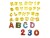 Bild 1 Decora Guetzli-Ausstecher-Set 36 Stück, Alphabet und Zahlen