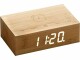 Bild 0 Gingko Digitalwecker Flip Click Clock Braun, Funktionen