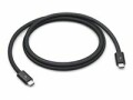Apple Thunderbolt 4 Pro Kabel 1 m, Schwarz, Kabeltyp