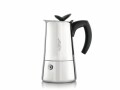 Bialetti Espressokocher Musa 6 Tassen, Silber, Material: Edelstahl