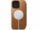 Nomad Book Cover Modern Leather Folio iPhone 15 Pro